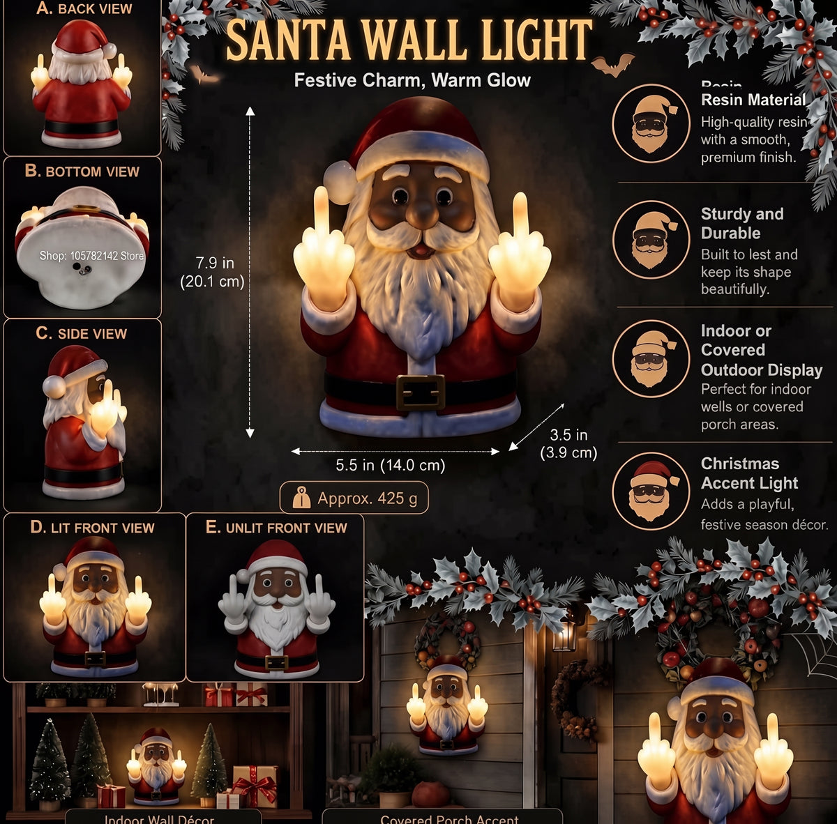 NaughtyLamp™        Christmas Lamp