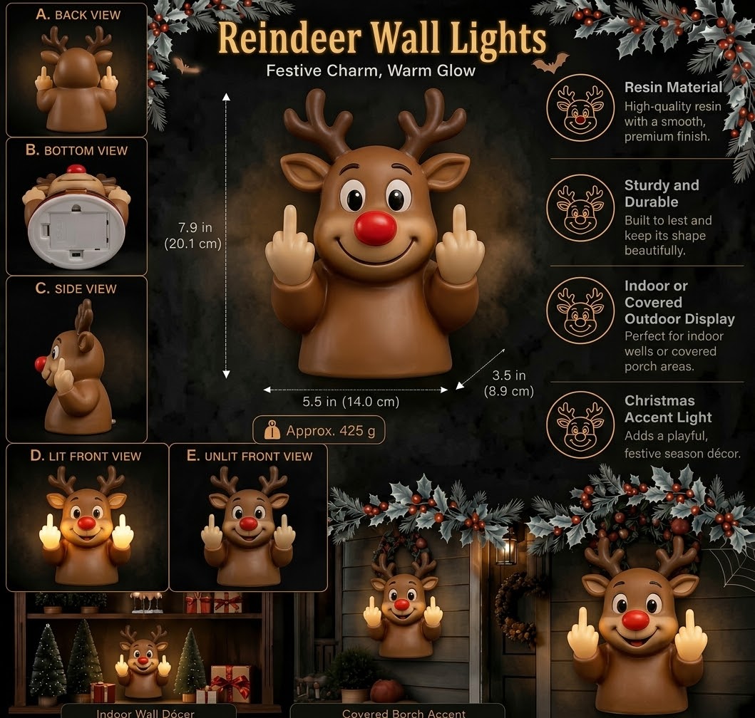 NaughtyLamp™        Christmas Lamp